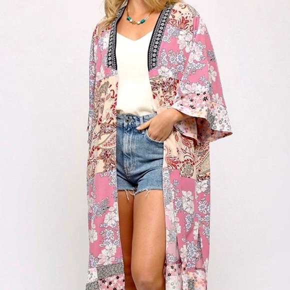 Gigio Kimono New with Tags Size S Beautiful - Picture 2 of 7